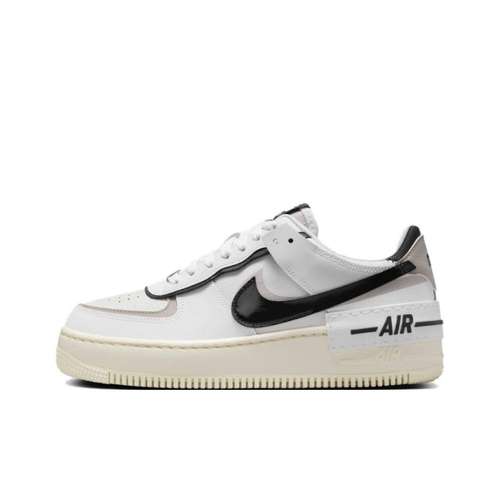 Nike AF1 Shadow Slip-Resistant Abrasion-Resistant Low-Top Скейтборд Кроссовки Женские Белый Черный
