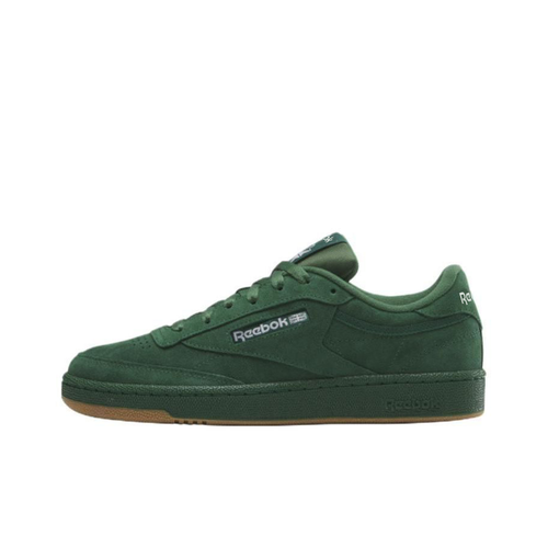 REEBOK CLUB C 85 Износостойкие и Легкие Низкие Кроссовки для Скейтбординга Унисекс Зеленые