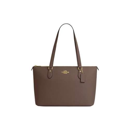 COACH Gallery Переработанная кожа Сумка-тоут Сумка для покупок Сумка через плечо Сумка Большая Женская