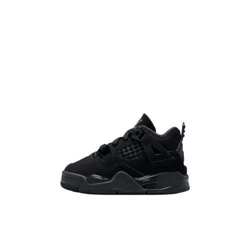Jordan Air Джордан 4 MID Топ Обувь для малышей Черный Infant and Toddler
