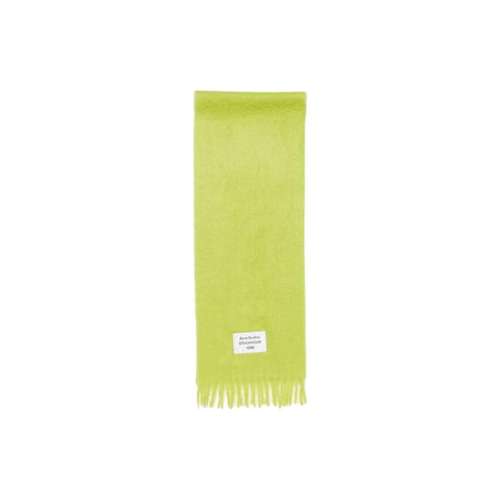 Acne Studios Альпака Нейлоновые Вязаные Шарфы Унисекс Зеленый