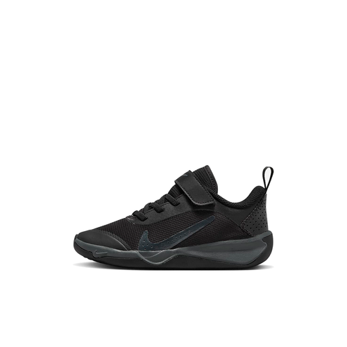Nike Omni MULTI Корт Противоскользящий Устойчивый к истиранию Низкий Верх Детские Повседневные Кроссовки Черный Серый