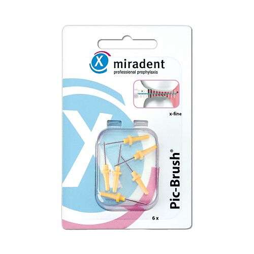 MIRADENT Запасные межзубные ершики Pic-Brush® для чистки зубов и брекетов