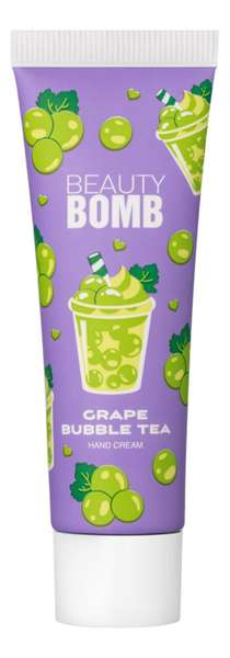 Крем для рук с ароматом виноградного бабл-чая Grape Bubble Tea Hand Cream 25мл