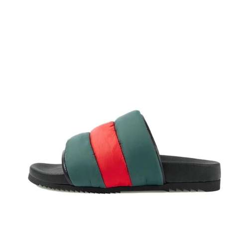 GUCCI Стильные сандалии женские красный зеленый