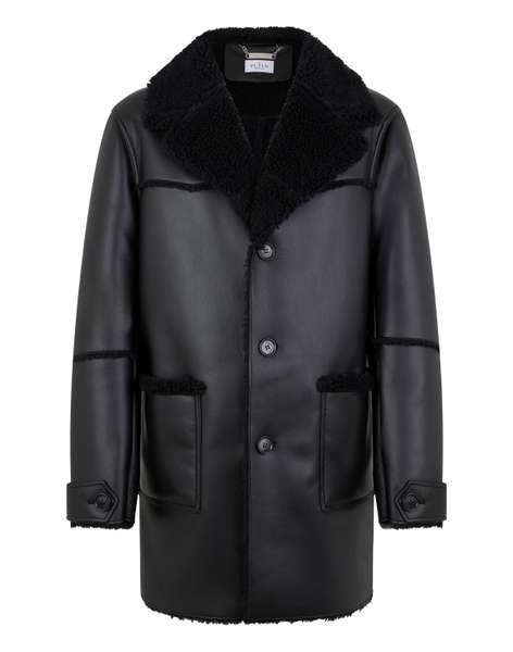Дубленка из экокожи, PHILIPP PLEIN, LAEC-MRA0635-PTE003N_02