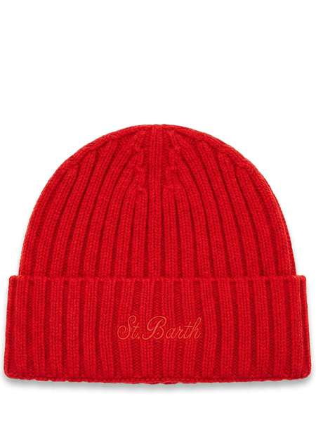 Шапка шерстяная, MC2 SAINT BARTH, WENGEN WOOL - 41 RED