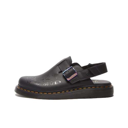 BT21 x Dr.Martens JORGE II Кожа Низкий Верх Повседневная Обувь Унисекс Черный