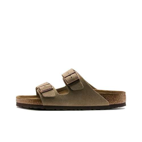 Birkenstock Arizona Soft Footbed Шлепанцы Унисекс Тауповый Стандартный (Standard)