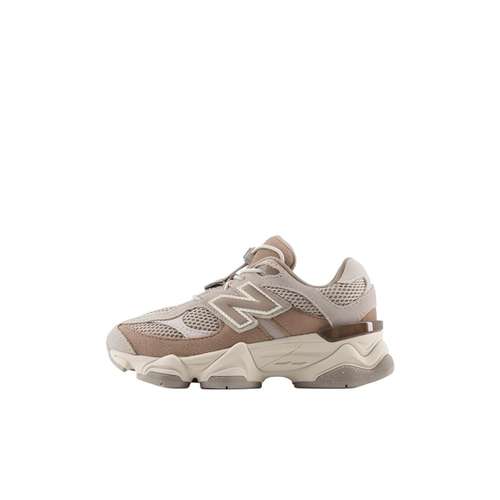 New Balance NB 9060 Ткань Амортизация Низкий Верх Детская Беговая Обувь Серый Хаки