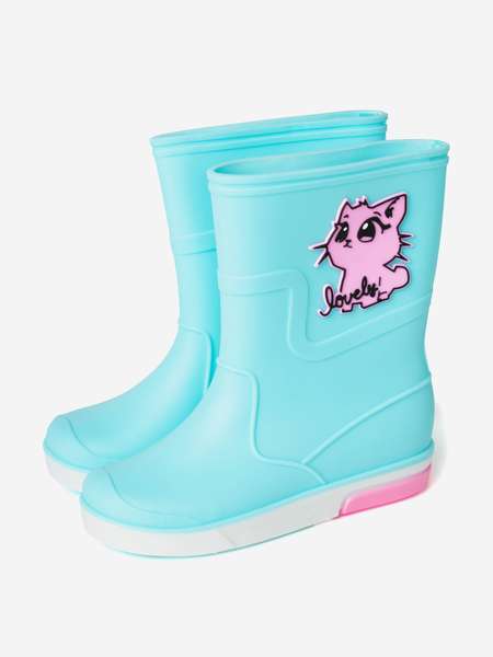 Сапоги резиновые для девочек PlayToday