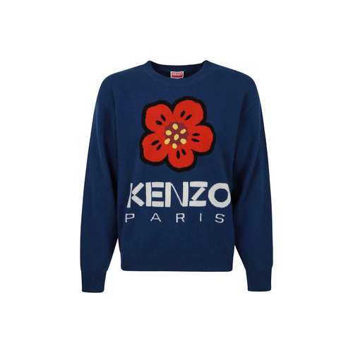 KENZO FW23 Свитер Мужской Темно-синий
