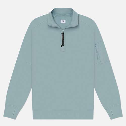 Мужская толстовка C.P. Company Diagonal Raised Fleece Half Zip Lens Regular