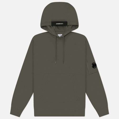 Мужская толстовка C.P. Company Diagonal Raised Fleece Lens Regular Fit Hoodie