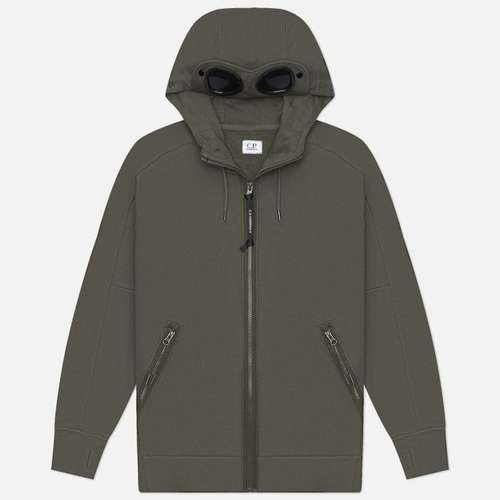 Мужская толстовка C.P. Company Diagonal Raised Fleece Goggle Hoodie Regular