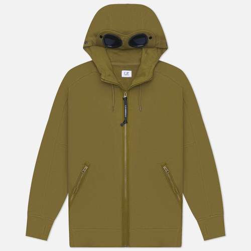 Мужская толстовка C.P. Company Diagonal Raised Fleece Goggle Hoodie Regular