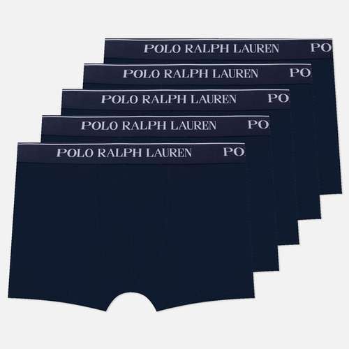 Комплект мужских трусов Polo Ralph Lauren Classic Stretch Cotton Trunk 5-Pack