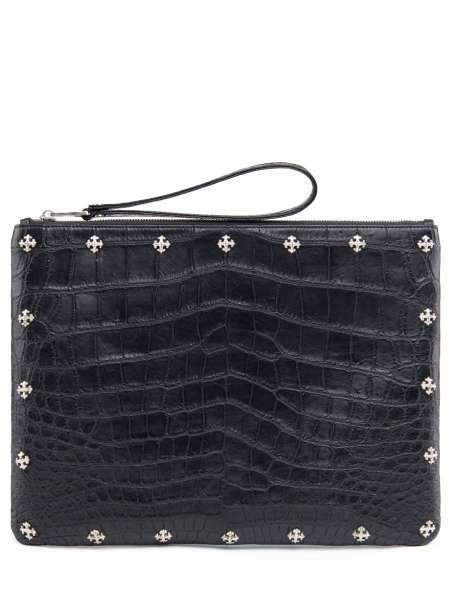 Клатч из кожи крокодила, BARDINI, SKB-181512