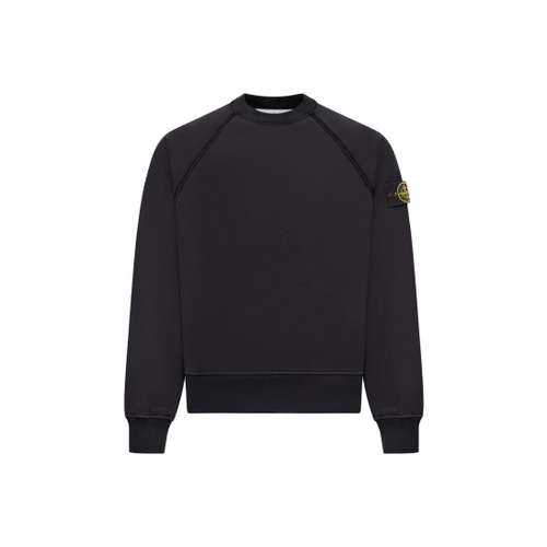 STONE ISLAND Черные Мужские Свитшоты
