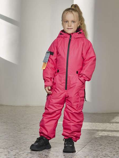 Комбинезон демисезонный для девочки batik Селфи розовый