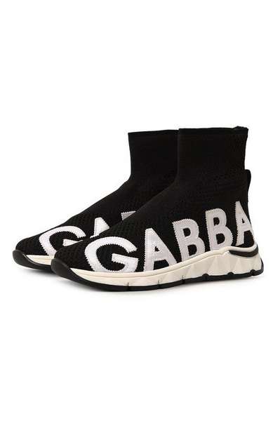 Детское: Текстильные кроссовки Dolce & Gabbana