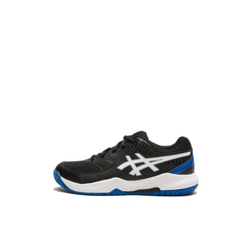 Asics Gel Dedicate 8 Отскок Дышащий Поддержка Низкий Верх Детская Беговая Обувь Черный Детский