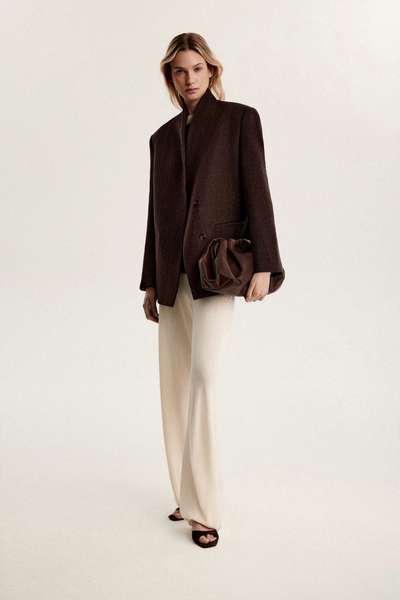 Полупальто с шерстью альпаки