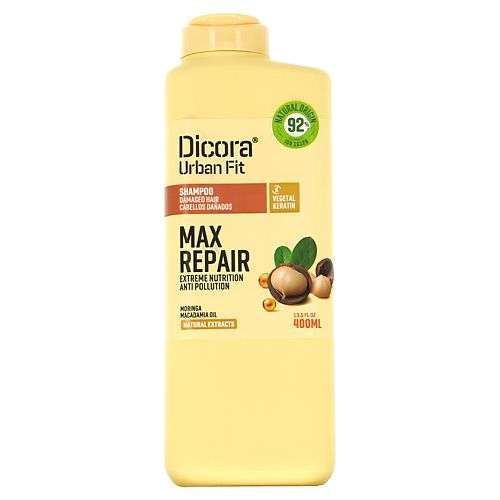 DICORA URBAN FIT Шампунь для волос с маслом макадамии (экстра восстановление и питание)