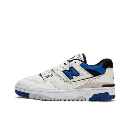 New Balance NB 550 Устойчивые к истиранию Низкие Кроссовки для баскетбола Унисекс Бежево-синие
