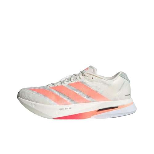 Adidas Adizero Boston 13 Повседневные беговые кроссовки Унисекс Белый Оранжевый