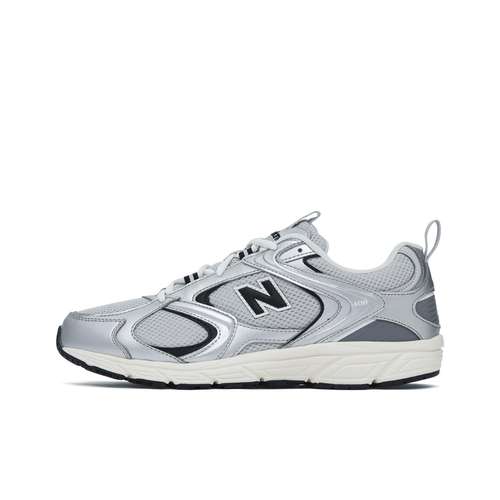 New Balance 408 Low Топ Беговые кроссовки Унисекс Серый Белый Серебряный