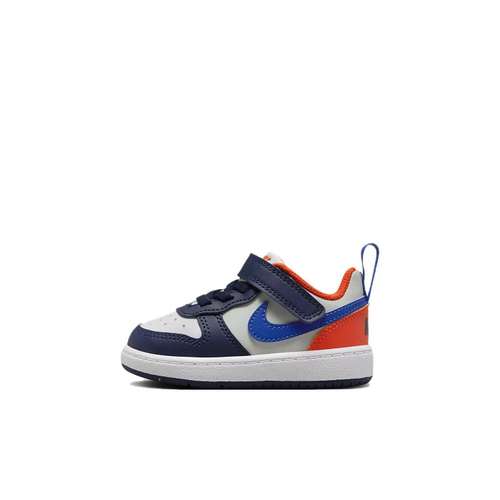Nike Court Borough Low Малыши Обувь Темно-циановый Оранжевый для Младенцев и Малышей