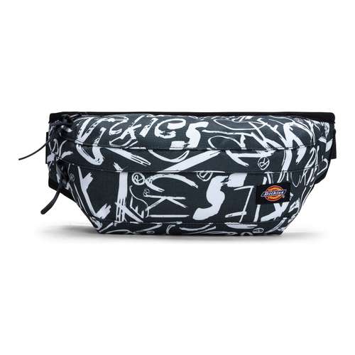 Dickies Полиэстерная сумка через плечо сумка-слинг поясная сумка мужская черная и белая