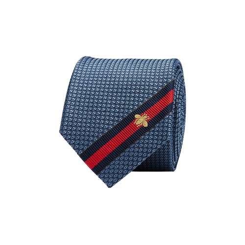 GUCCI Шелковые галстуки мужские светло-синие