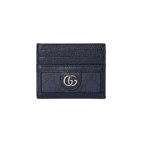 GUCCI Ophidia Supreme Canvas Кардхолдер Мужской Синий