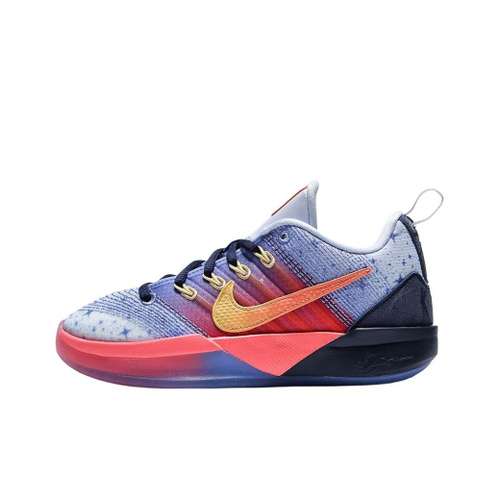 Nike Sabrina 3 Отскок Поддержка Низкие Баскетбольные Кроссовки Синий Фиолетовый Оранжевый Детские