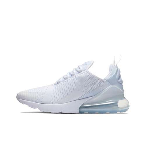 Nike Air Max 270 Low Топ Амортизирующие Беговые Кроссовки Женские Чисто Белые