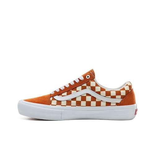 Vans Old Skool Low Топ Скейтборд Кроссовки Унисекс Коричневый Белый