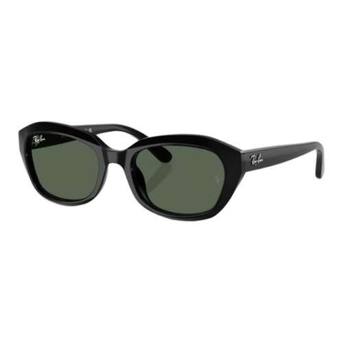 RayBan Пластиковая оправа Круглые Солнцезащитные очки Детские Черные