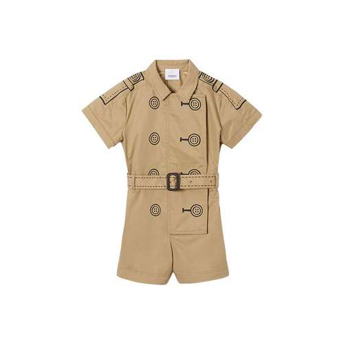 Burberry Хаки Kids Комбинезоны и ползунки