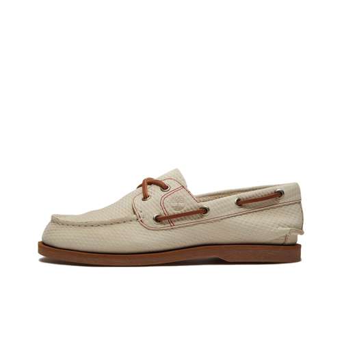 Timberland Classic Boat Кожа Топсайдеры Женские Экрю