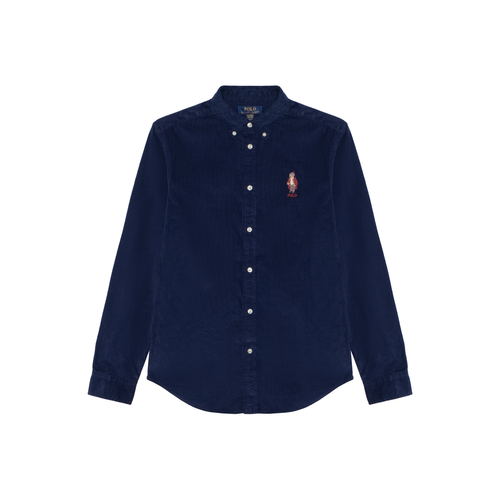 Polo Ralph Lauren Polo Bear Повседневная рубашка для подростков морской синий