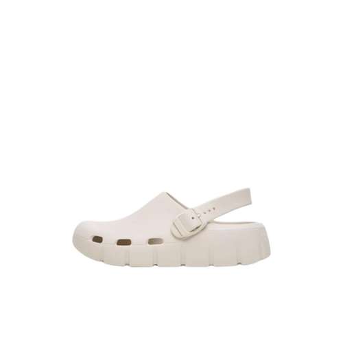 Birkenstock Birki Flow Износостойкие Низкие Детские Сандалии Белые