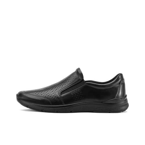Ecco Irving Collection Коровья кожа Бизнес Casual Кожаные туфли Мужские Черные