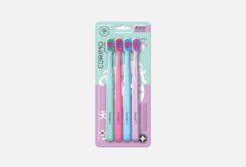 Набор жестких зубных щеток | Corimo | Oral care