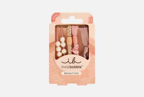 Набор резинок для волос | Invisibobble | BEAUTIES Powdery Pearl