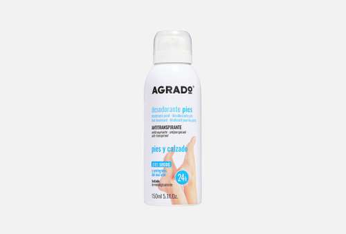 Дезодорант-антиперспирант для ног | AGRADO  | feet and shoes
