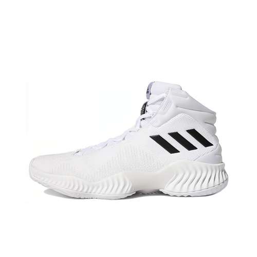 Adidas Pro Bounce 2018 Амортизация Противоскользящие MID Топ Баскетбольные кроссовки Мужские Экрю Азиатская версия