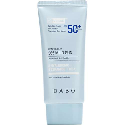 DABO Смягчающий солнцезащитный крем SPF50+ PA++++ Hyalthecera 365 Mild Sun