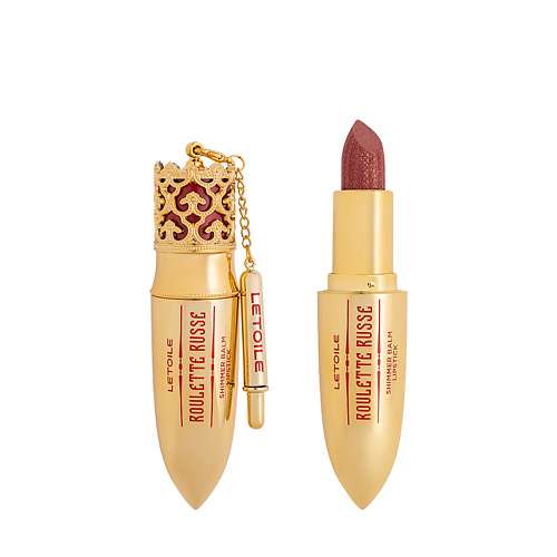 ЛЭТУАЛЬ Помада-бальзам с шиммером Roulette Russe